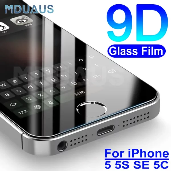 Защитное стекло MXARUA для iPhone 5/5S/5C, SE, закалённое стекло 9D | AliExpress