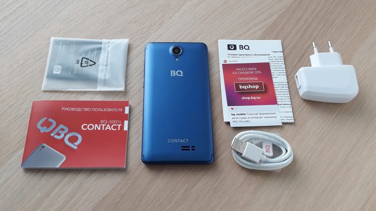 Обзор BQ-5001L Contact: самый доступный смартфон с NFC3