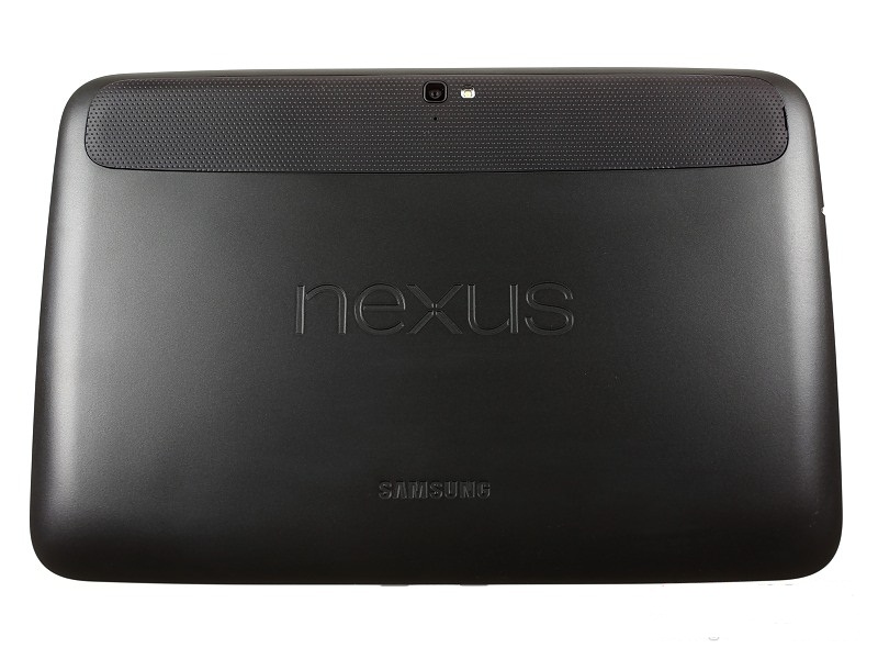 Google Nexus 10: задняя часть