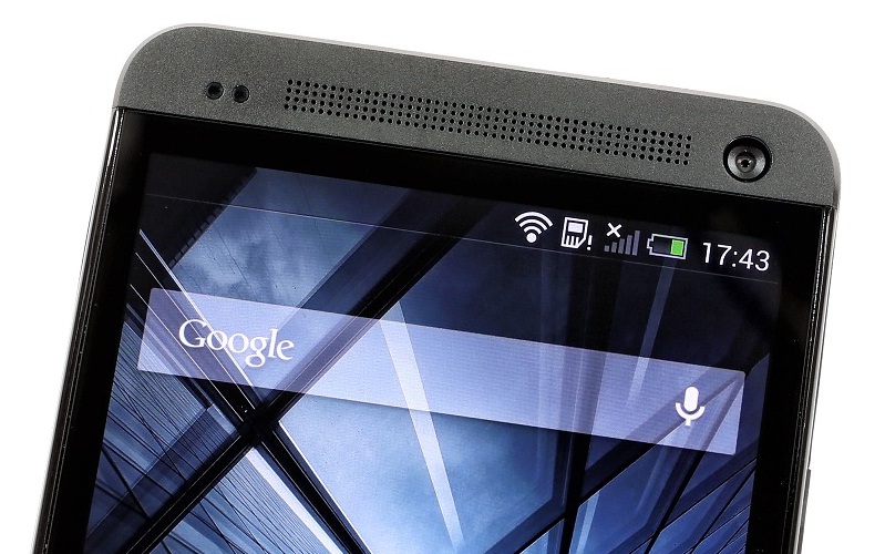 HTC One сверху