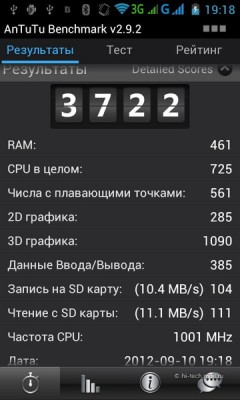 Результат n. 1 результат теста Philips Xenium W732