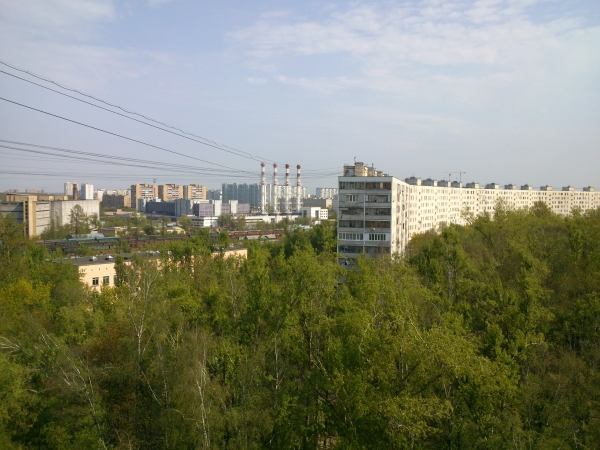Фотография города сделана Sony Xperia P