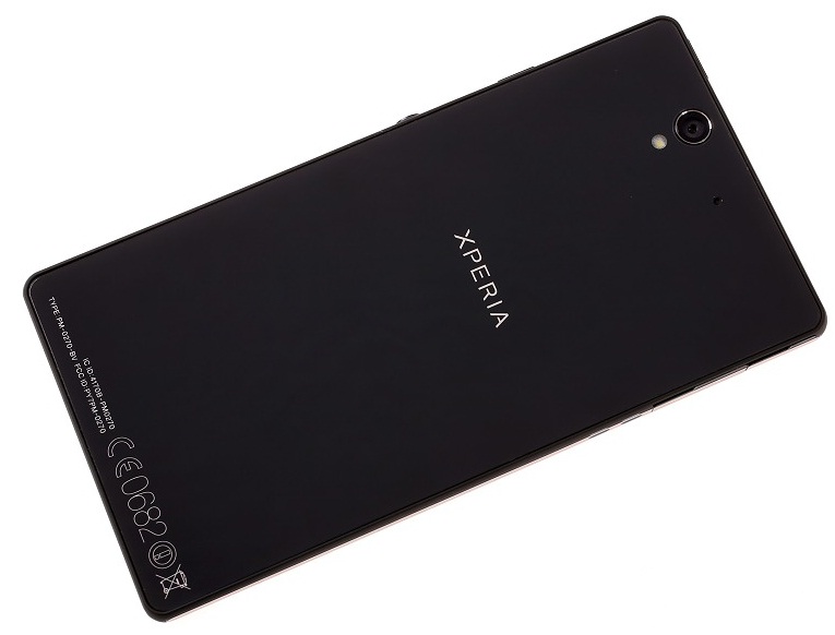 Sony Xperia Z: задняя часть
