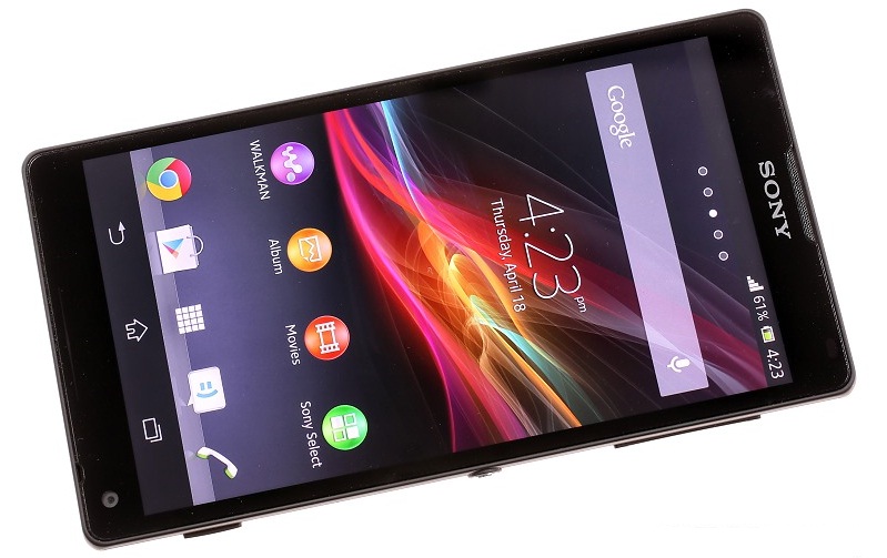 Лицевая поверхность Sony Xperia ZL