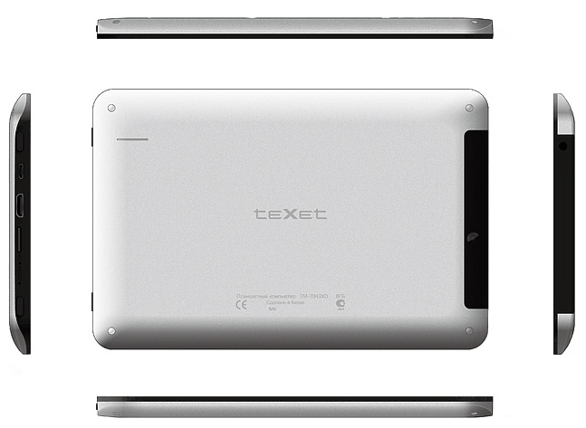 teXet TM-7043XD: со всех сторон